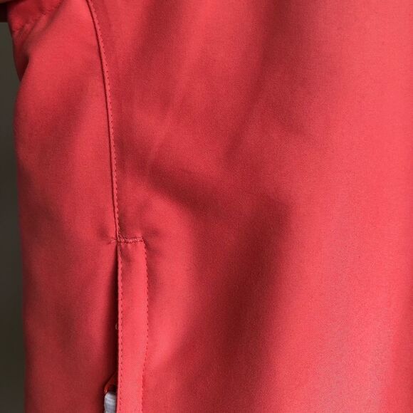 Adidas Retro Sporty Hiking Workout Sleeveless Zip Up Jacket Vest Top Pink - Picture 12 of 14